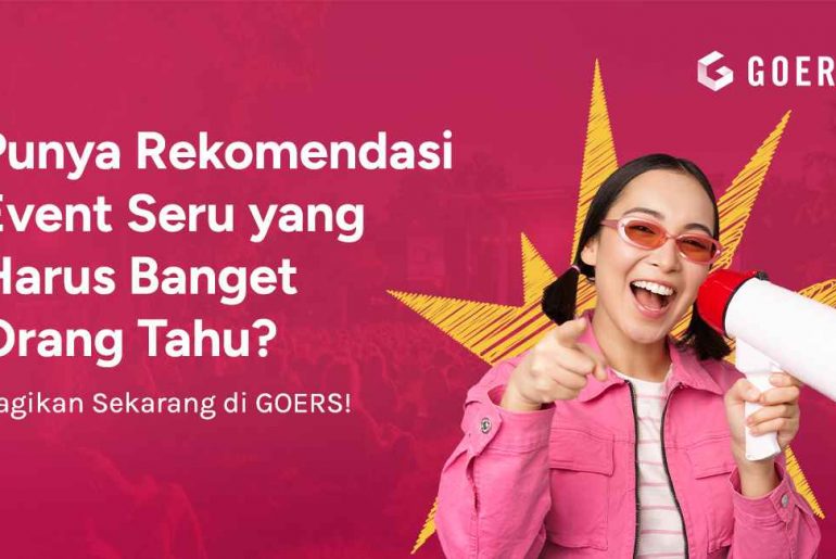 Berbagi event seru di goers