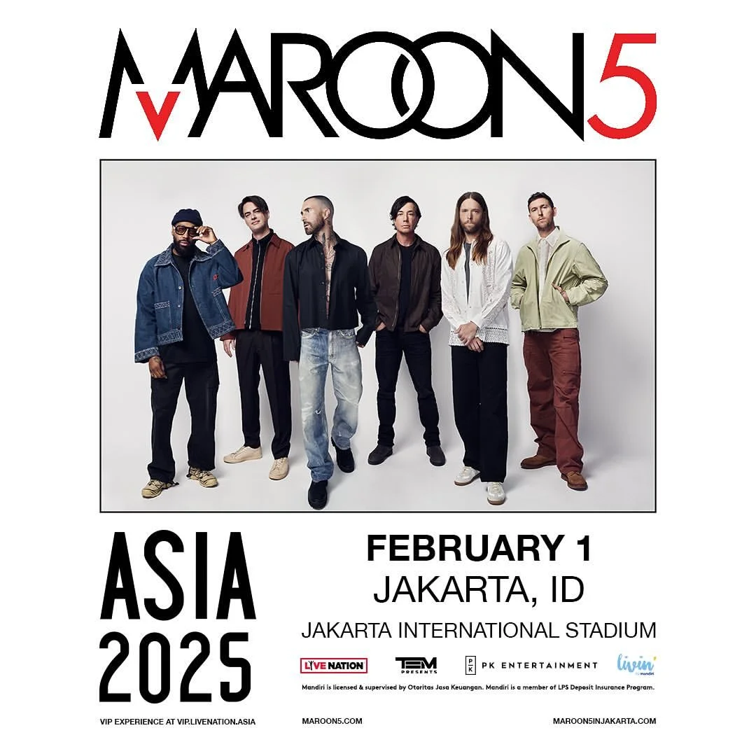 Musisi Internasional - Maroon 5 in Asia 2025