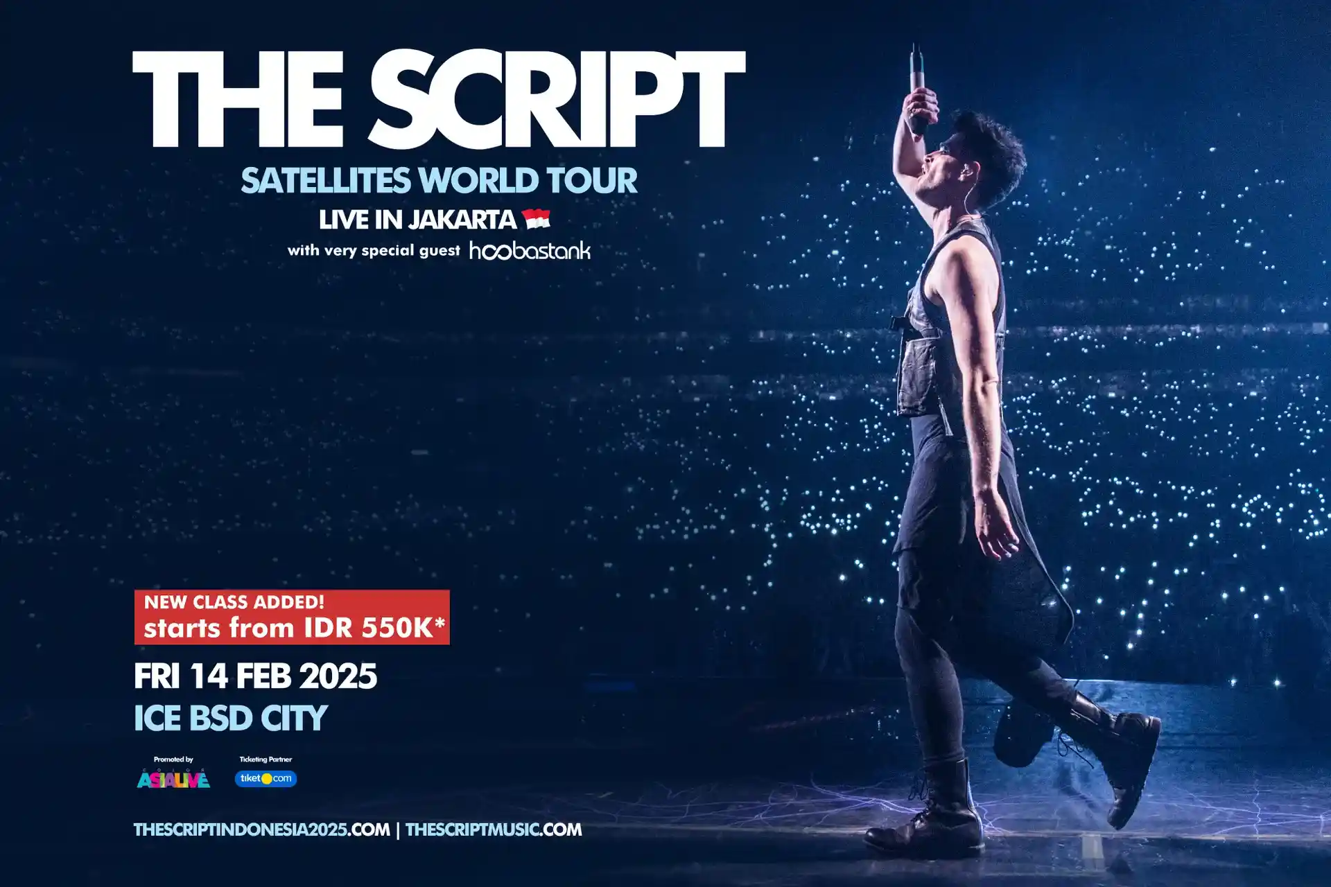 The Script Satellites World Tour Live in Indonesia