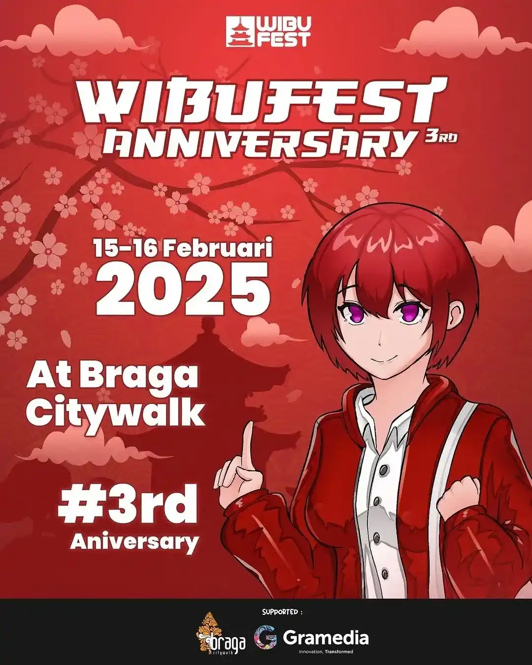 Event jejepangan februari 2025 di bandung - Wibufest 3rd Anniversary