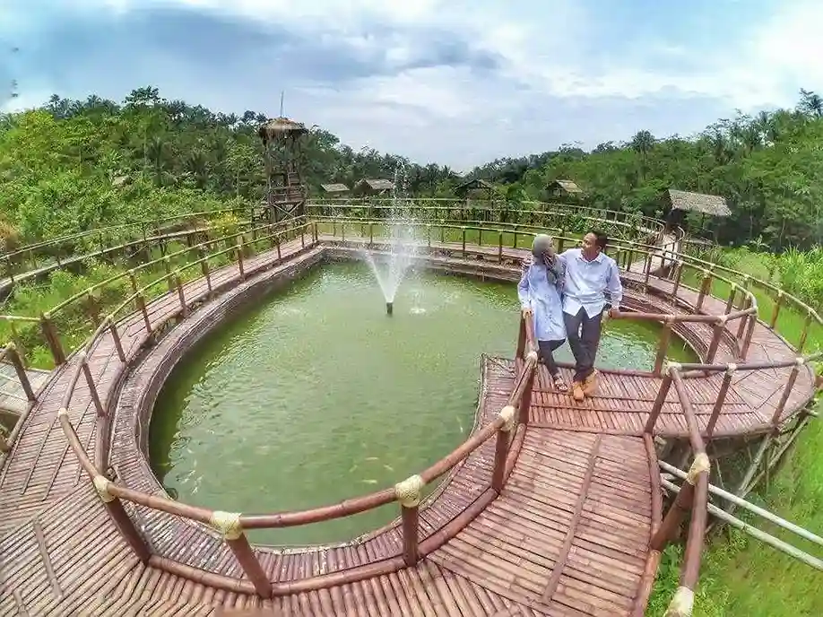 wisata purbalingga - Jembatan Cinta Pring Wulung