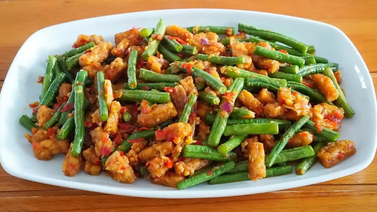 Oseng Tempe Kacang Panjang