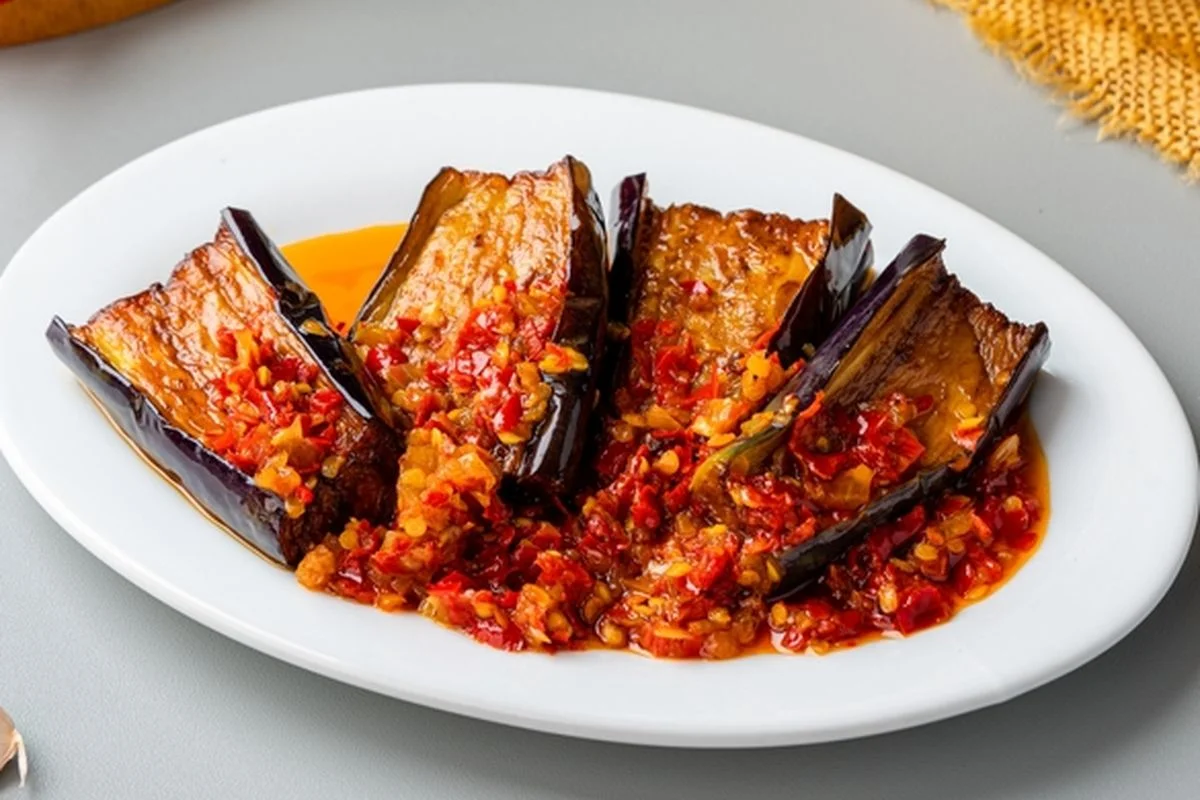 menu buka puasa simple Terong Balado