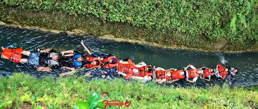 Rafting di Sungai Citumang, Pangandaran