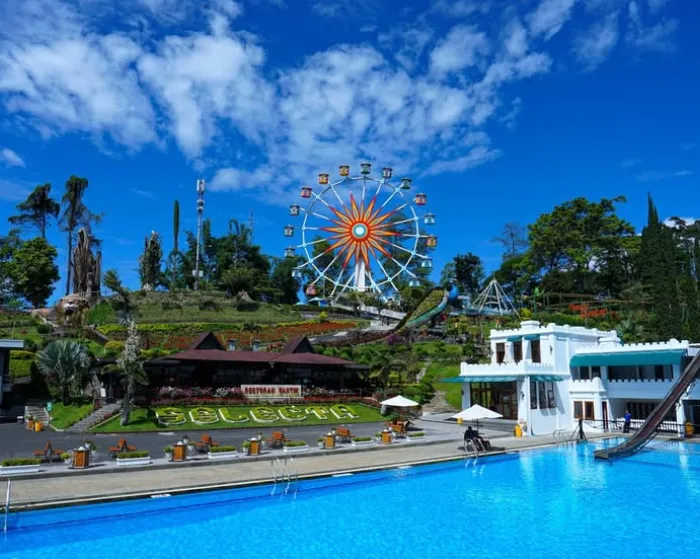 wisata alam dekat alun-alun kota batu - taman selecta