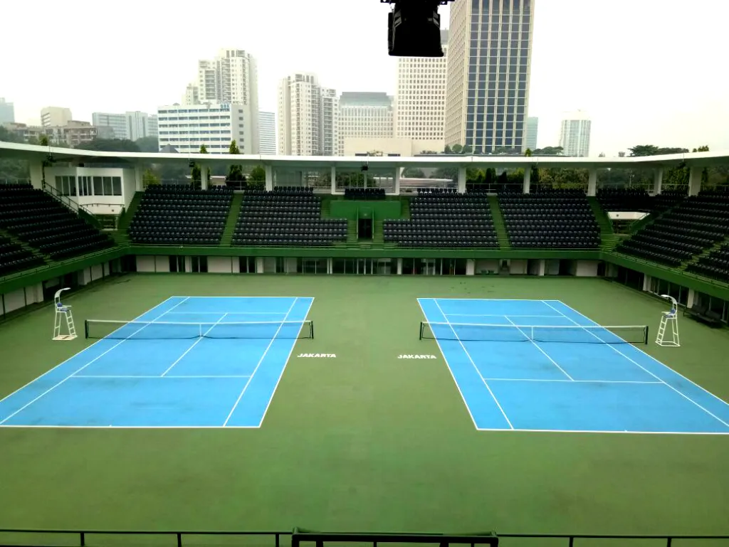 lapangan tenis di Jakarta - Tennis GBK