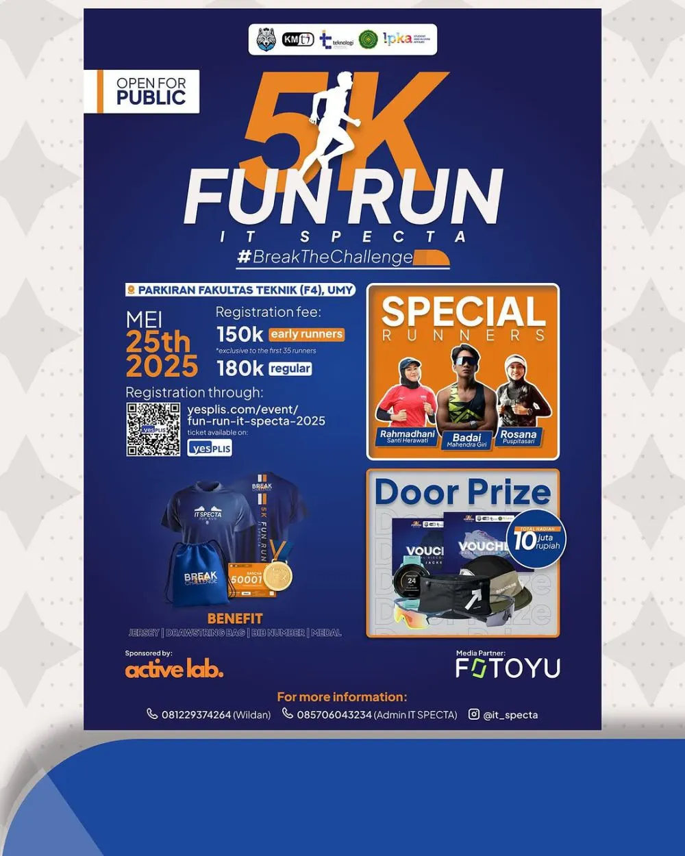 Event Olahraga 4. Fun Run IT Specta