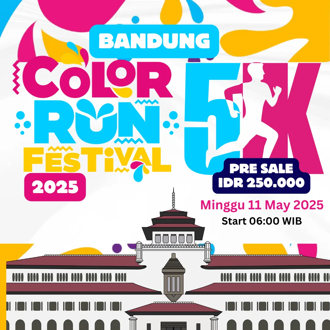 Event Olahraga 5. Bandung Color Run Festival