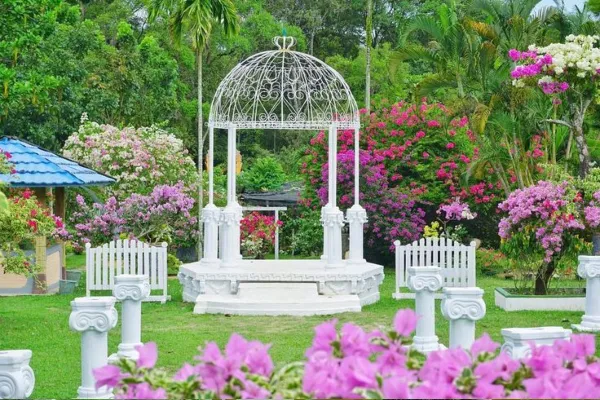 Taman Bunga yang Warna-Warni dan Instagramable