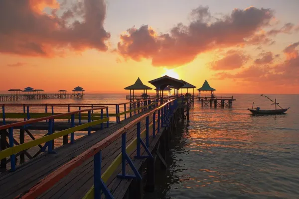 Tempat Piknik Surabaya - Pantai Ria Kenjeran