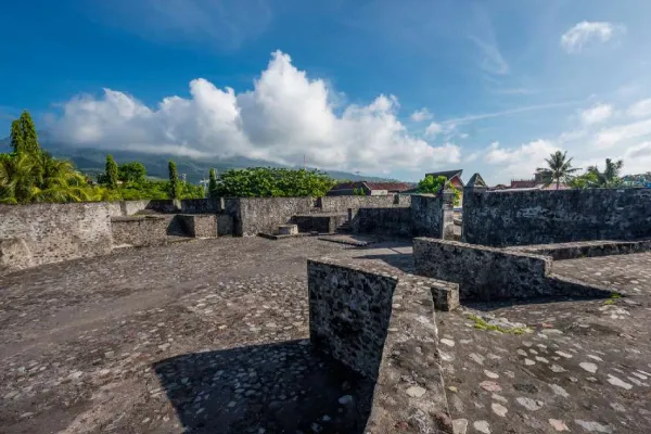 Lokasi Benteng Kalamata di Ternate