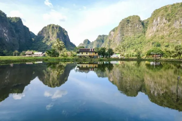 Rammang-Rammang Karst Village Pangkep Sulawesi selatan 