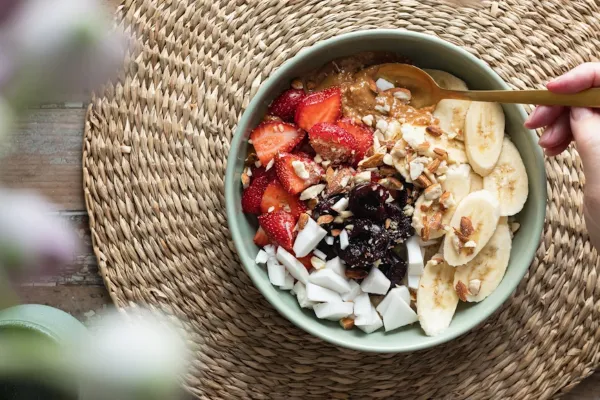 resep smoothie bowl - dessert buah