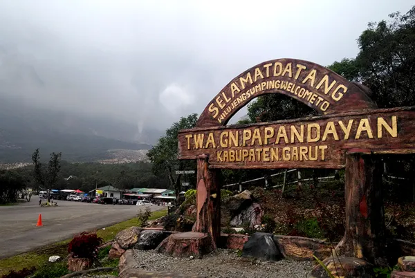 Lokasi Gunung Papandayan