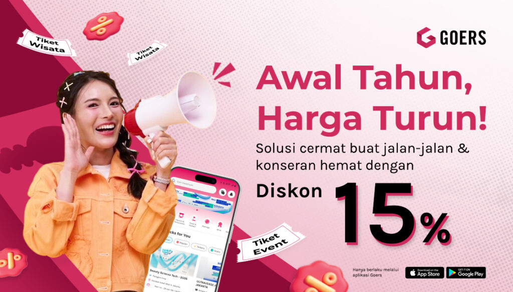 promo januari 2026 awal tahun harga turun GOERS