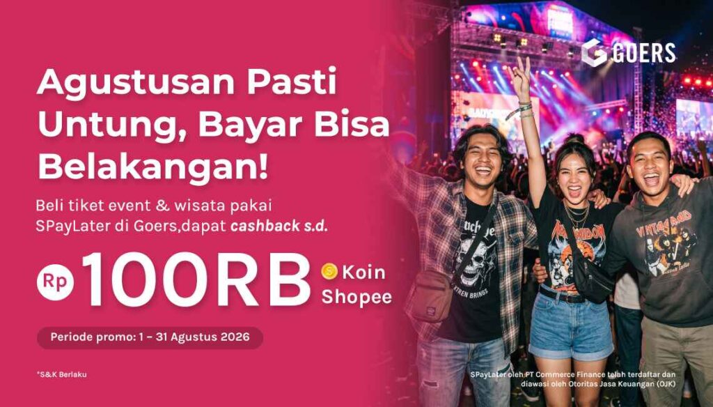 Promo SPayLater di Goers